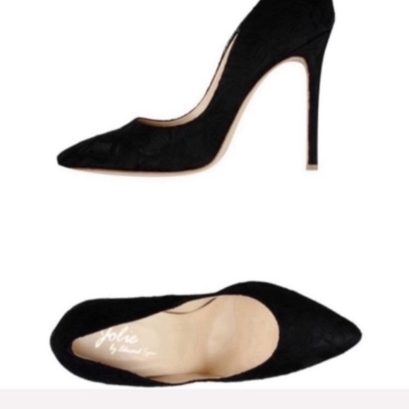 NEW! Very Feminine Lace & Leather Heels. NEW! - Picture 11 of 16